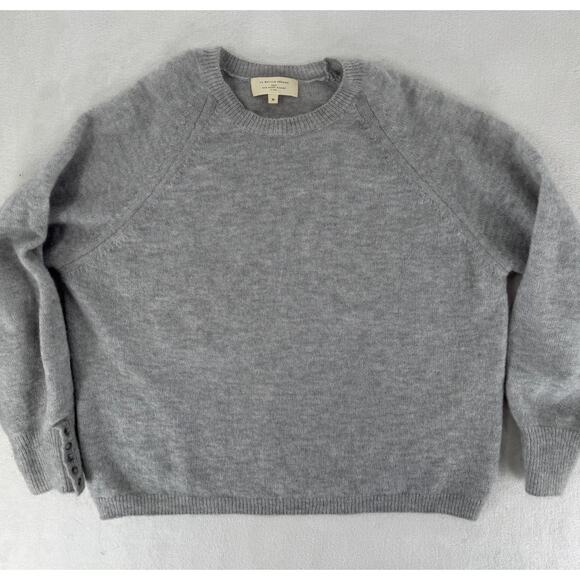 Sezane Heather Gray Mohair Wool Crewneck Louise Sweater Pullover Medium - Picture 9 of 11